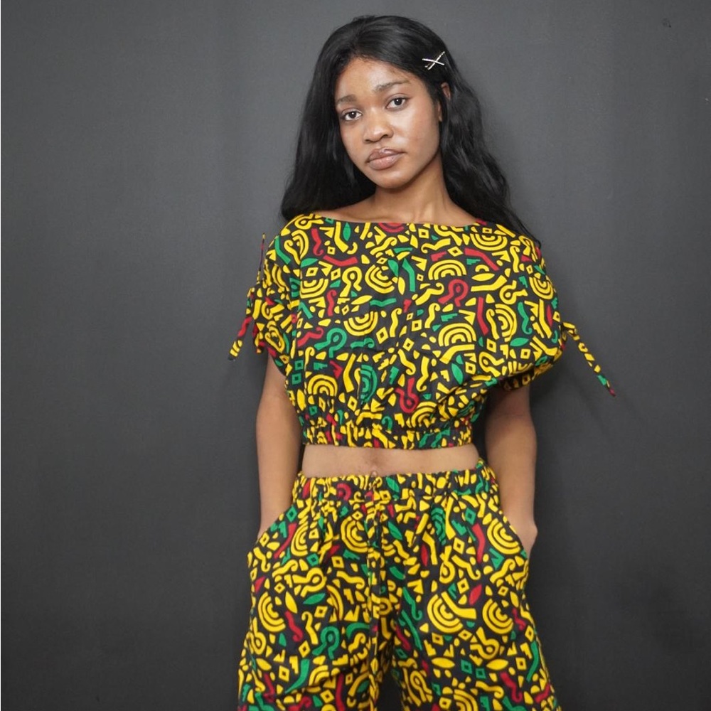 Colorful Patterned Women's short/top